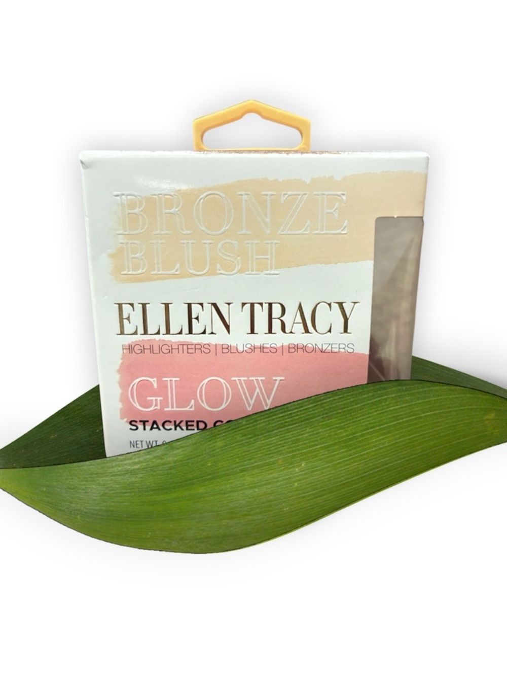 Ellen Tracy Glow Bronze Blush Compact – Pink & Gold Accents